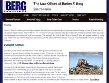 Tablet Screenshot of burtonberg.com